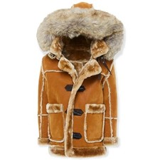 Jordan Craig Kids Denali Shearling Jacket Cognac 