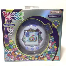 BANDAI Tamagotchi Paradise White Glacier 50,000 Characters Virtual Pet