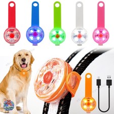 LED Blinklicht Hund Katze Halsband Licht USB Wiederaufladbare Haustiersicherheit