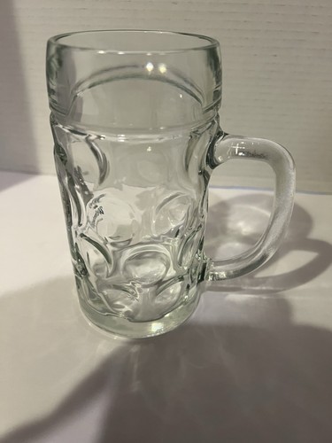 Weihenstephan Dimpled 0.5 L Glass Beer Mug Bayerische Staatsbraurei-Excellent - Picture 4 of 13