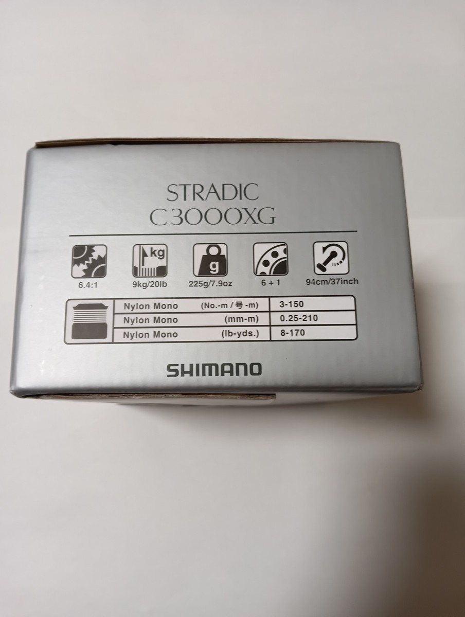 Shimano 23 Stradic C3000XG Spinning Reel 045867 w/ Box Grade