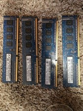 SK hynix 16GB 4x4GB DDR3 PC3-12800U 240-Pin DIMM Non-ECC HMT451U6AFR8C-PB