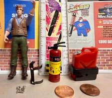 1:18 Scale  Diorama details high-quality  fire extinguisher+5 gl gas container
