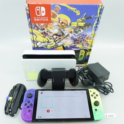 Nintendo Switch OLED Splatoon 3 Special Edition Console Boxed LTD #5450