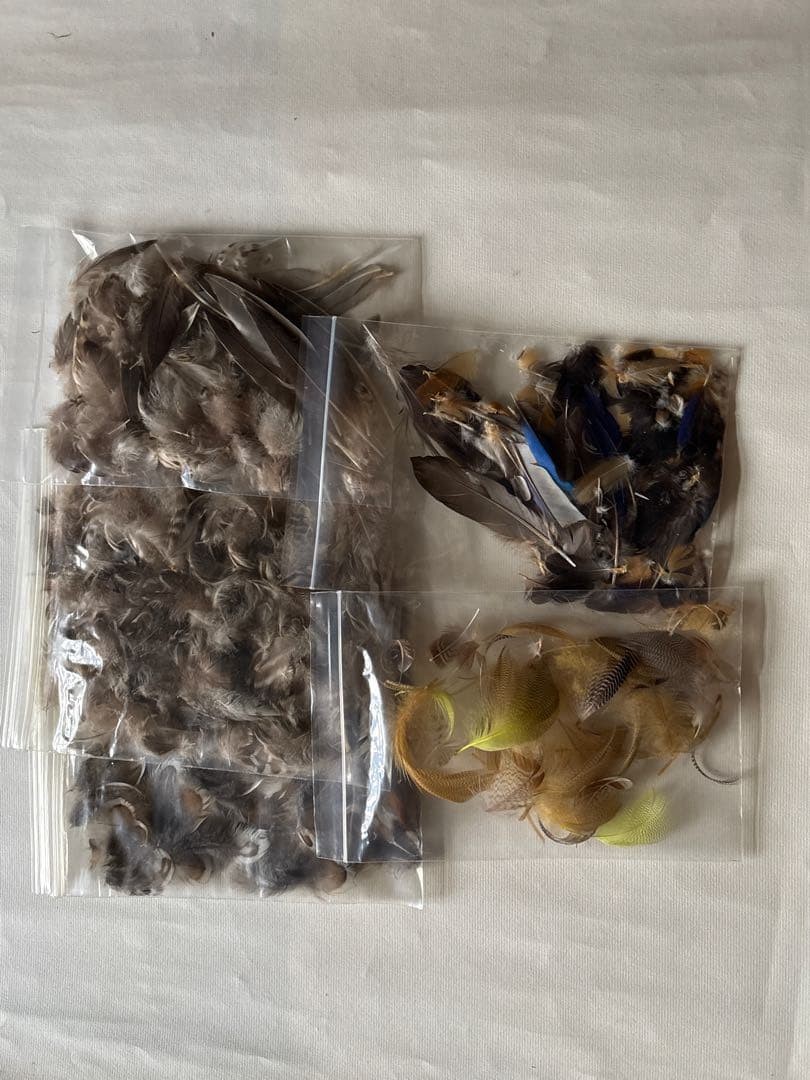 Peacock Ostrich Quill Fly Tying Material Set w/ CDC Included - Image 7