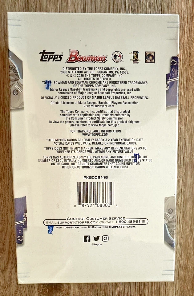 **BRAND NEW** 2020 Bowman Baseball Hobby Box---SEALED--Bichette/Witt ?? - Image 2 of 2