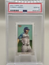 2021 Topps 206 Wave 9 Corbin Carroll PSA 10 Gem Mint 2023 ROY