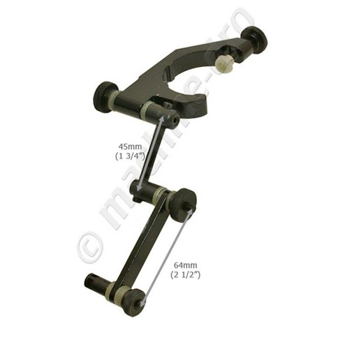 Universal Adjustable Indicator Quill Clamp Plunger Dial Gauge Test DTI Holder - Picture 3 of 5