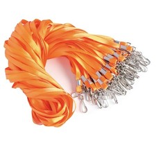 100 Pcs Safety Lanyards with Clip Multicolor Lanyards Neck Strap Lanyard for Sch