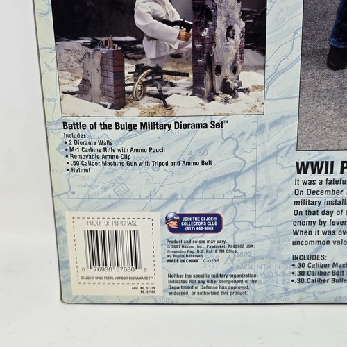 GI Joe Segunda Guerra Mundial Pearl Harbor Juego de Diorama Militar Hasbro Sellado 12" Escala 57680 - Imagen 9 de 16