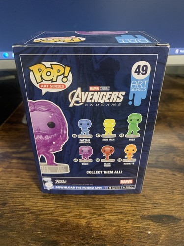 Funko POP Artist Series: Marvel Infinity Saga Thor Vinyl Figure #49 - Picture 3 of 6