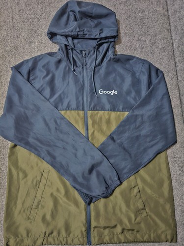 Google Windbreaker Hoodie Jacke Gr. L