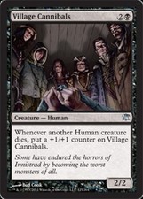 Hero Deal, English - 4 x MTG Village Cannibals Innistrad