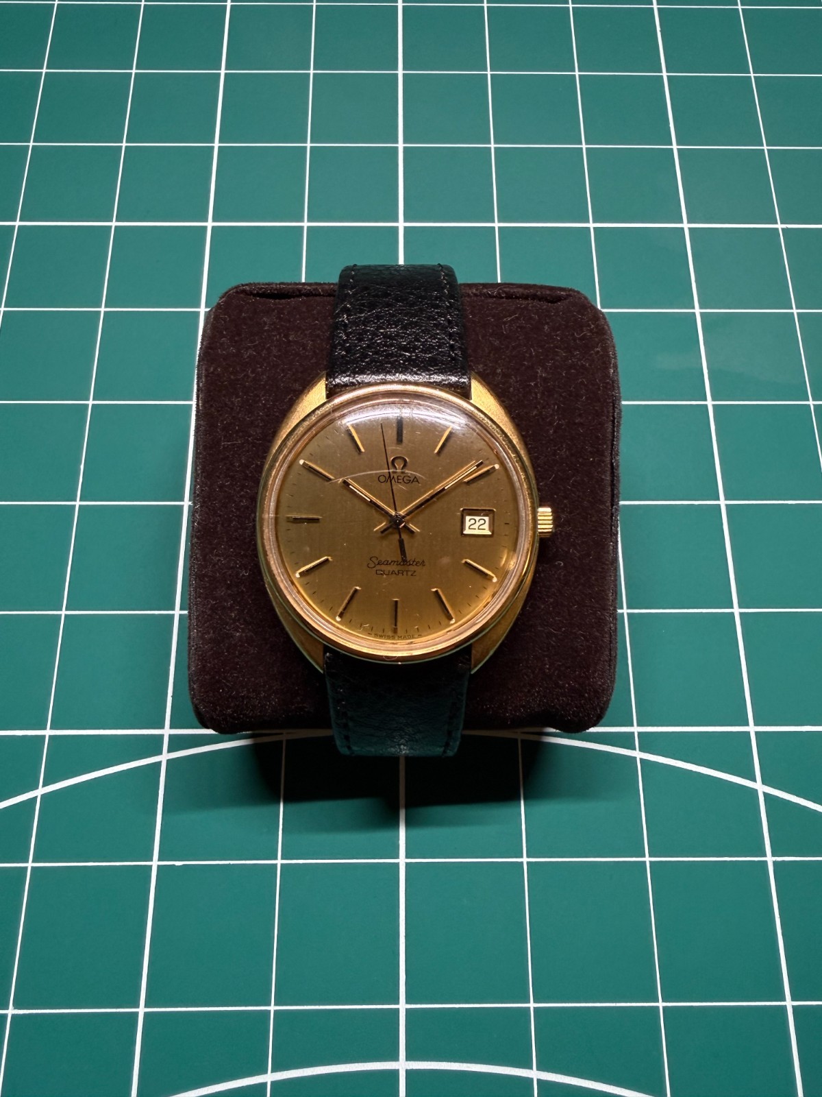 Omega Seamaster Gold Plated Date