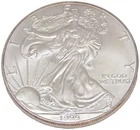 1999 American Silver Eagle BU 1 oz .999 Fine Silver Coin in Capsule