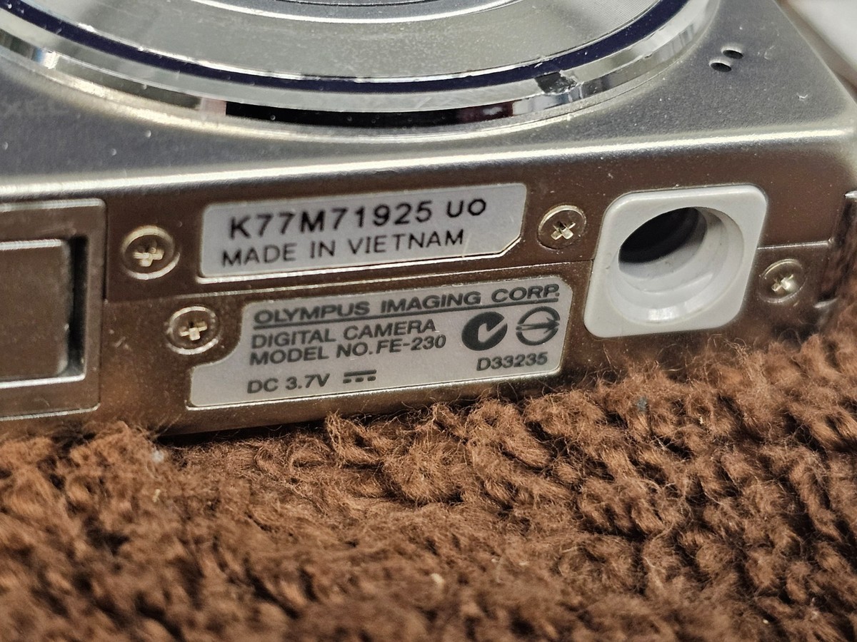Olympus FE230 Digital Camera Silver 7.1 MP | eBay