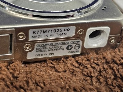 Olympus FE230 Digital Camera Silver 7.1 MP | eBay