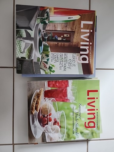 Martha Stewart Living Magazine Lot of 11 July / June Summer w/ Recipe Cards - Picture 5 of 21