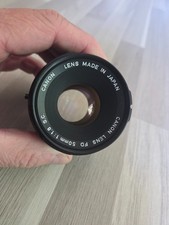 SUPERBE OBJECTIF CANON LENS FD F=50 mm 1:1.8 SC VERY NICE