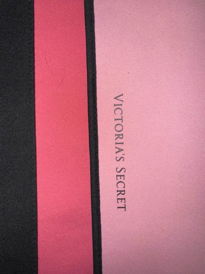 Bolso de hombro grande Victoria's Secret a rayas multicolores Foto 3 de 4