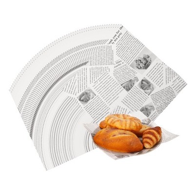 100 Stück Sandwichpapier 11,9 x 11,9'' weiß Journal Style