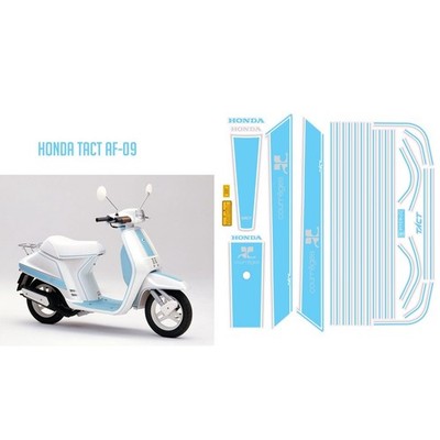 sticker Decals HONDA TACT AF09 COURAGE 1984 scooter