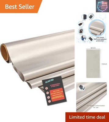 Faraday Fabric Copper Faraday Cloth - 43'' x 118'' Military Grade Material DIY ...