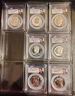 2014 Kennedy Half Dollar PCGS   Set 7 Coins 50th Anniversary