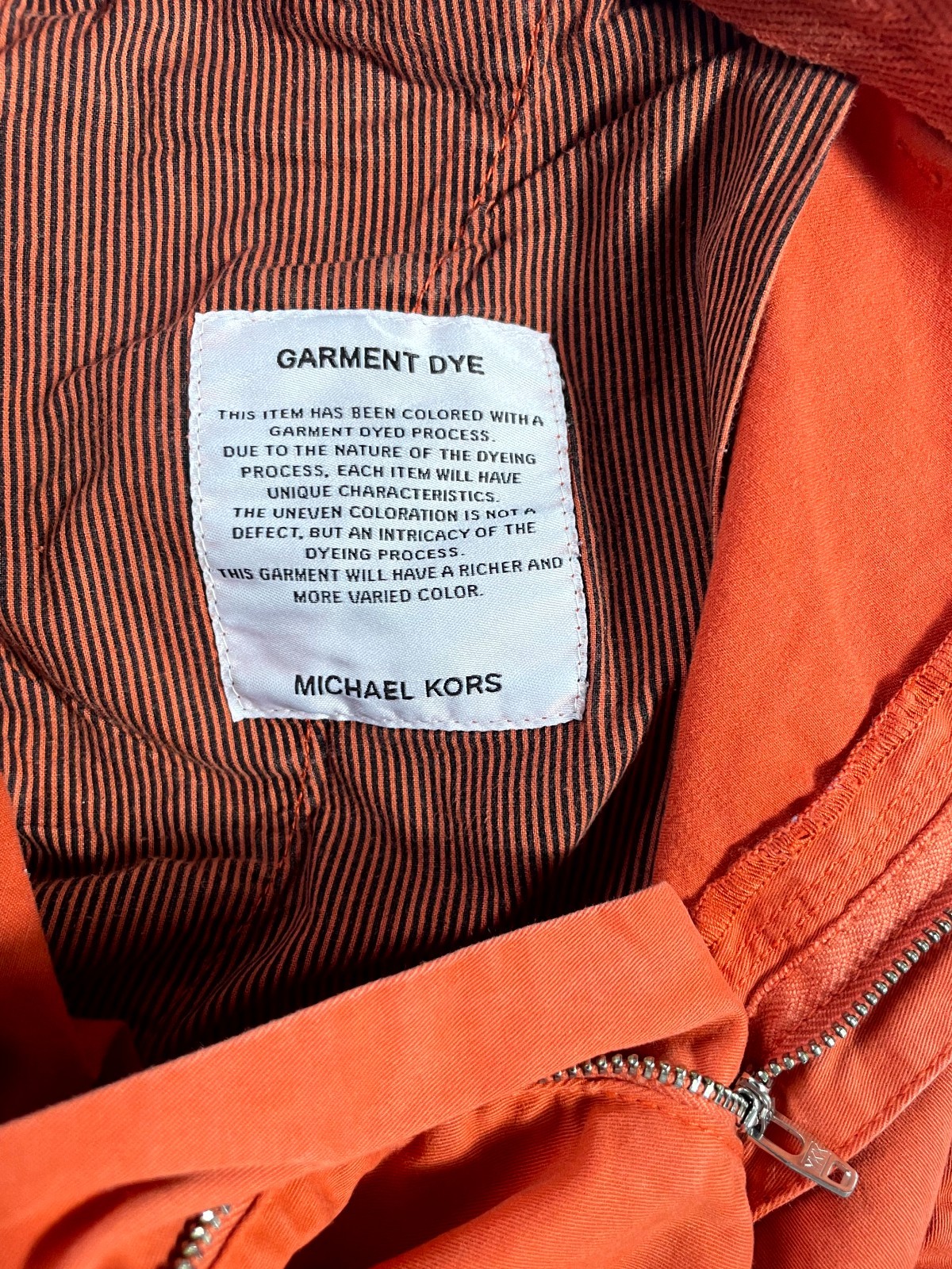 Michael Kors Chino Shorts Mens 38 Orange Cotton Stretch Mid Rise Casual Outdoor thumbnail 4