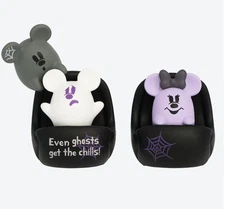 Disneyland Ghost Mickey Minnie Mouse Miniature Figure Halloween Haunted Mansion