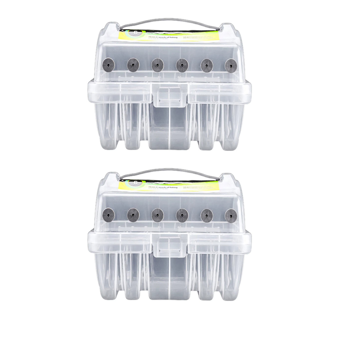 Clear Line Spool Storage Box Fishing Line Organizer Holder C