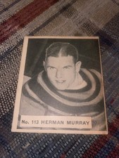 1937-38 NHL HOCKEY CARD HERMAN MURRAY AHL MONTREAL ROYALS WWG WORLD WIDE GUM OHL