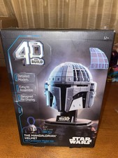 4D Build Star Wars Mandalorian Helmet 3D Cardstock Model Kit 88 Pcs Star Wars