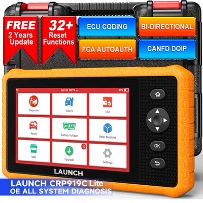 LAUNCH CRP919C Profi KFZ Diagnosegerät Auto OBD2 Scanner TPMS ALLE SYSTEM