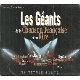 CD Les Geants de la chanson Francaise et du Rire