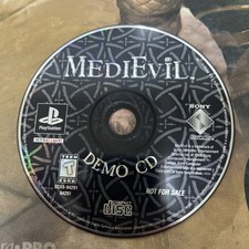 MediEvil Demo CD Not For Resale PS1 Playstation 1 UNTESTED FAST FREE SHIPPING