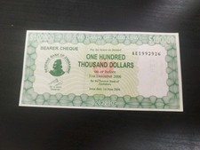 Zimbabwe 100,000 Dollars 2006