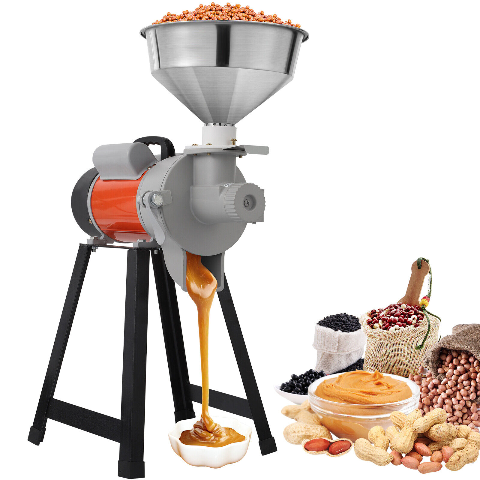 Electric Peanut Butter Maker Machine, Sesame Sauce Nut Grinder