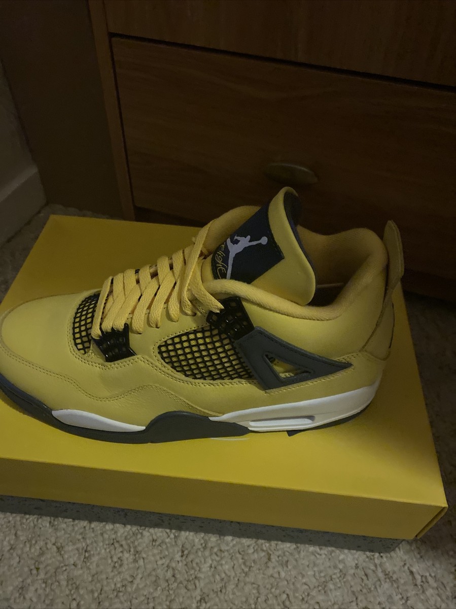 Size UK 8.5 US9.5- Jordan 4 Retro Mid Lightning | eBay Size UK 8.5 US9.5- Jordan 4 Retro Mid Lightning | eBay