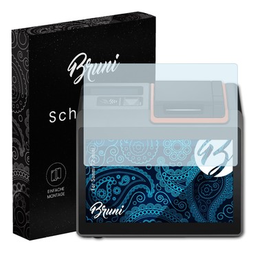 Bruni 2x Folie für Sunmi T2 mini Schutzfolie Displayschutzfolie
