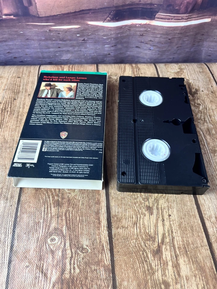 The Postman Always Rings Twice VHS  Jack Nicholson, Jessica Lange — 第 3/4 张图片