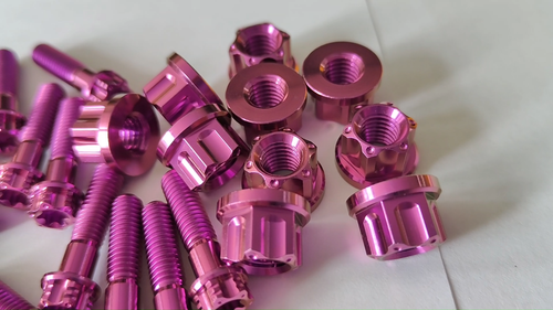 Tuercas de pinza de titanio Rison M6/M8/M10 tuerca de brida hexagonal para motocicleta bicicleta 1 pieza - Vídeo 1 de 1