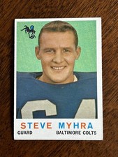 1959 Topps #43 Steve Myhra Colts EX