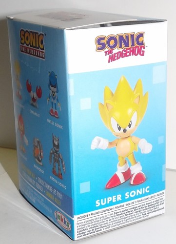Sonic the Hedgehog SUPER SONIC Modellino 2,5" Jakks Pacific VHTF raro NUOVO - Foto 4 di 6