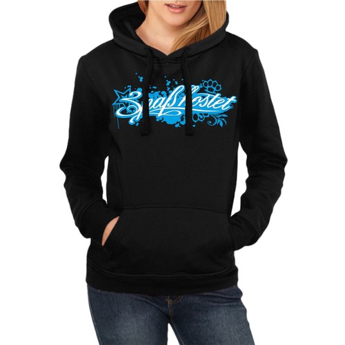 Suéter con capucha para mujer niña marca diversión cuesta SKYBLUE etiqueta cargirl - Imagen 3 de 7