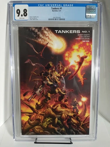 Tankers #1 2021 CGC 9.8 1st Print Bad Idea