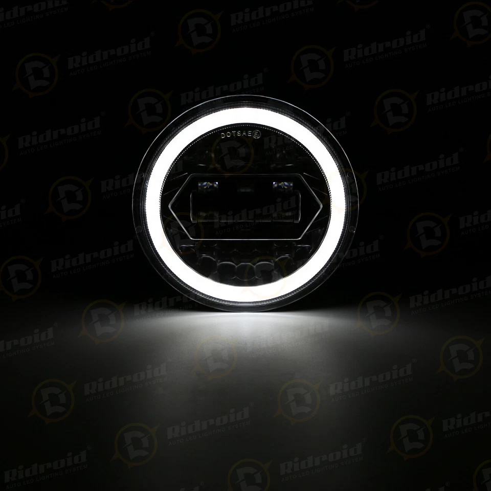 Faros LED redondos HI-Lo de 5 3/4" 4 piezas para Chevrolet Impala El Camino Chevelle Foto 4 de 4