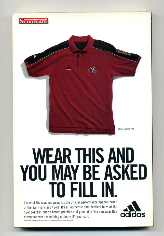 San Francisco 49ers Media Guide NFL Jerry Rice Steve Young 1999 cubierta M703 Foto 2 de 3