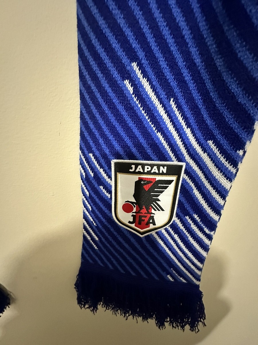 【JFA非売品】adidas JFA プラシャツブルー　Ｌサイズ　タグ付き　新品 ○未使用『adidas 日本代表半袖ポロシャツ L JFA サムライブルー
