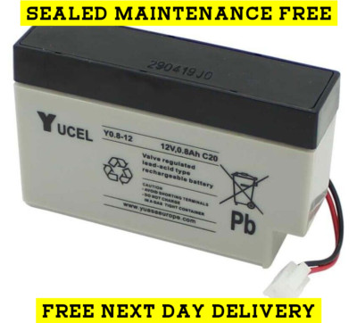 Yuasa Yucel Y0.8-12 Valve Regulated Blei Acid Battery